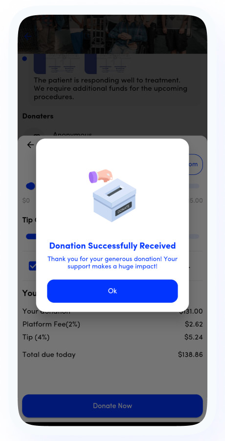 GiveFund Flutter Fundraising App | Donation, Crowdfunding Platform + Admin Panel
