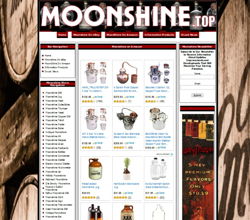 MOONSHINE WHISKEY VODKA ALCOHOL DISTILLER STORE BUSINESS WEBSITE. MOONSHINE.TOP