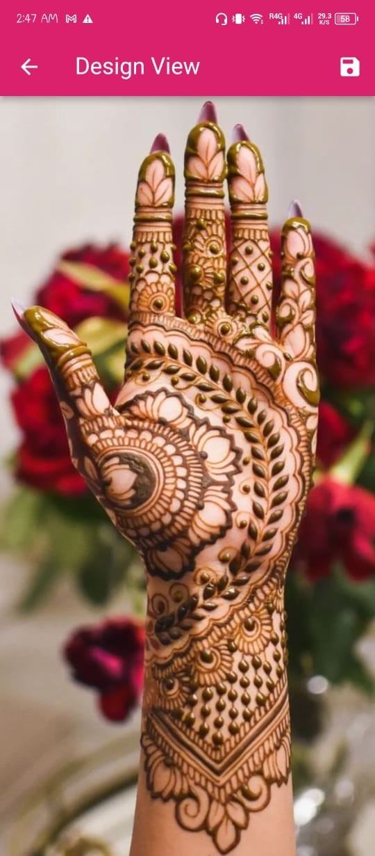 Mehndi Art Flutter App | Firebase Backend | AdMob Ads | Push Notifications