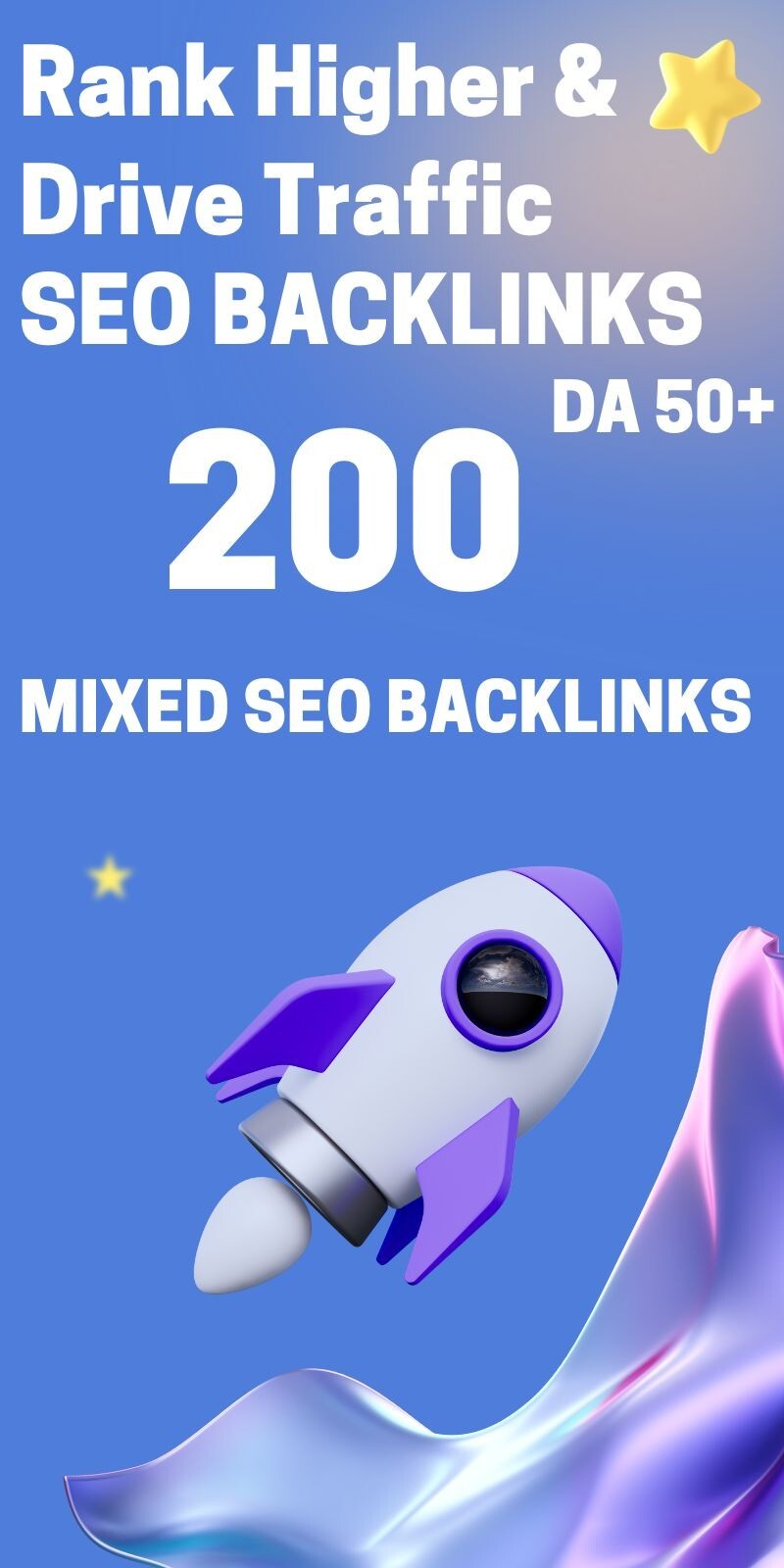 DA 50+ SEO Backlinks | Dofollow Backlinks | Backlinks | 200 High DA Backlinks