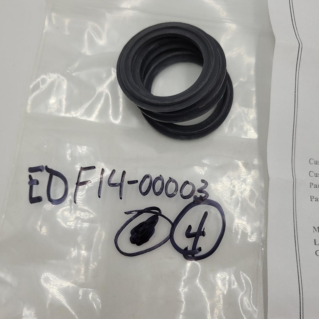 RUBBER FAB 1-1/2″ Black EPDM TRI-CLAMP EDF14-00003 CERTIFIED & *NEW*