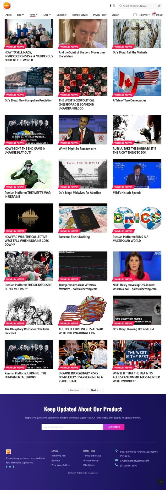 Online Store Cum News Website Automation By AI Tool WordPress Slider Theme Earn