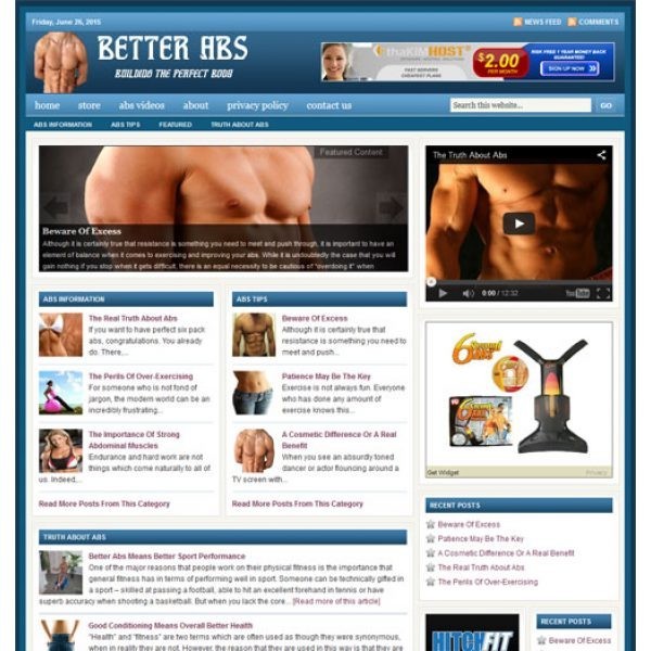 4 Affiliate Marketing Ready Made Blog for Easy Use Niche Website Business