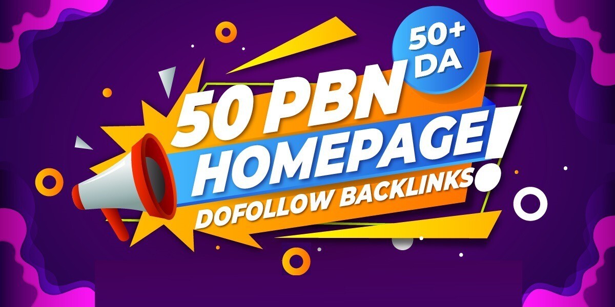 50 PERMANENT DA50 to DA70 PBN Backlinks (ALL Dofollow + Indexed domains)