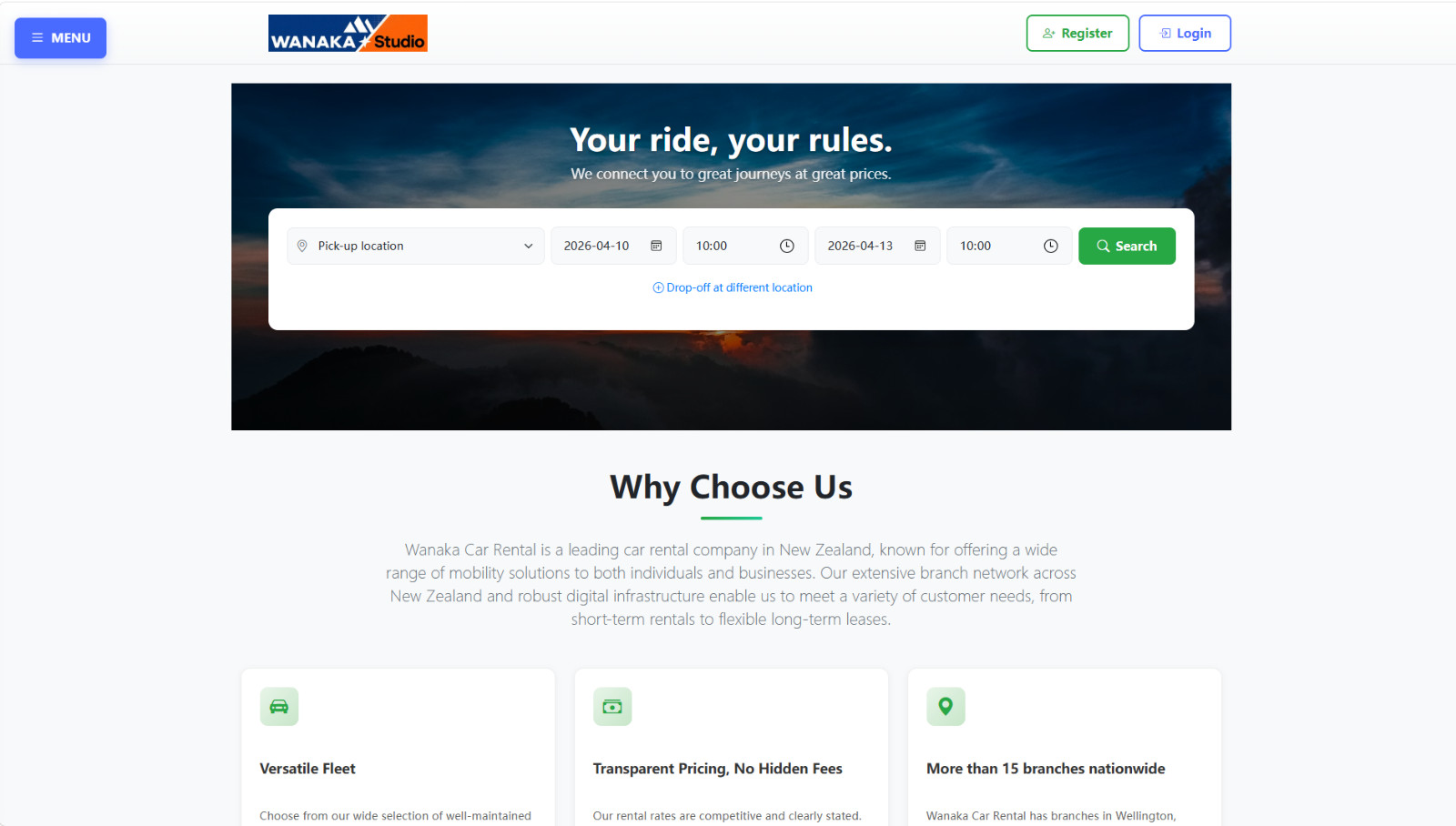 Car Rental Booking System