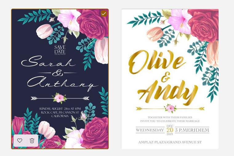 Wedding Invitation Templates 1300 High Quality Vector & jpg Fully Editable