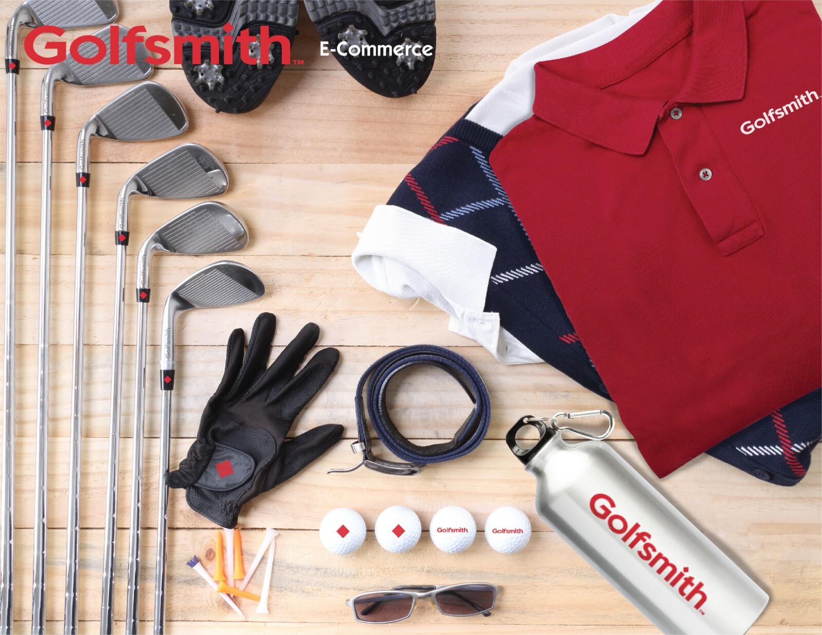 GOLFSMITH – E-COMMERCE STORE FOR GOLF PRODUCTS -TRADEMARK FOR SALE -RETRO IS HOT