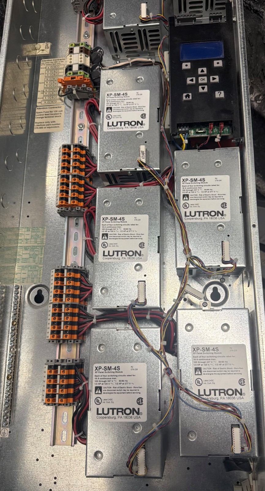 Certified Lutron XP-SM-4S Panel Switching Module Softswitch