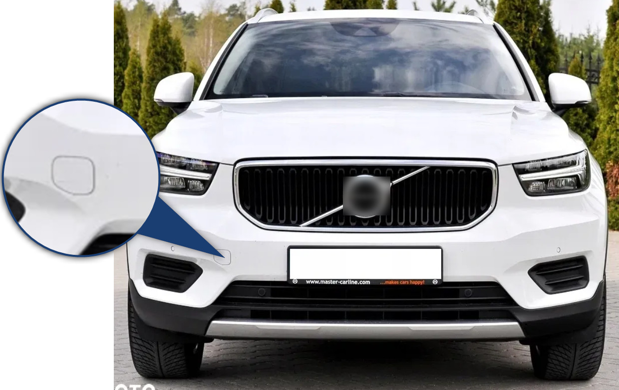 FIT TO VOLVO XC40 FRONT HOOK COVER BUMPER STOSSTANGE Haken-Abdeckung 31449346