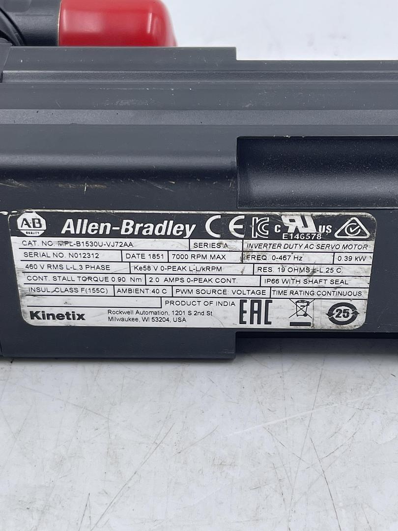 Allen-Bradley MPL-B1530U-VJ72AA Ser A