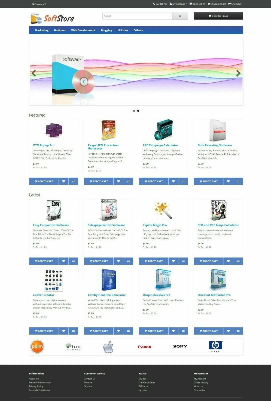Turnkey Software Store – 100+ Preloaded Products Included