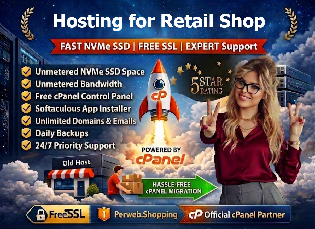 Hosting for Retail Shop – ⚡ Ultra-Fast Unlimited Hosting, 24/7 Support $14.99/Yr