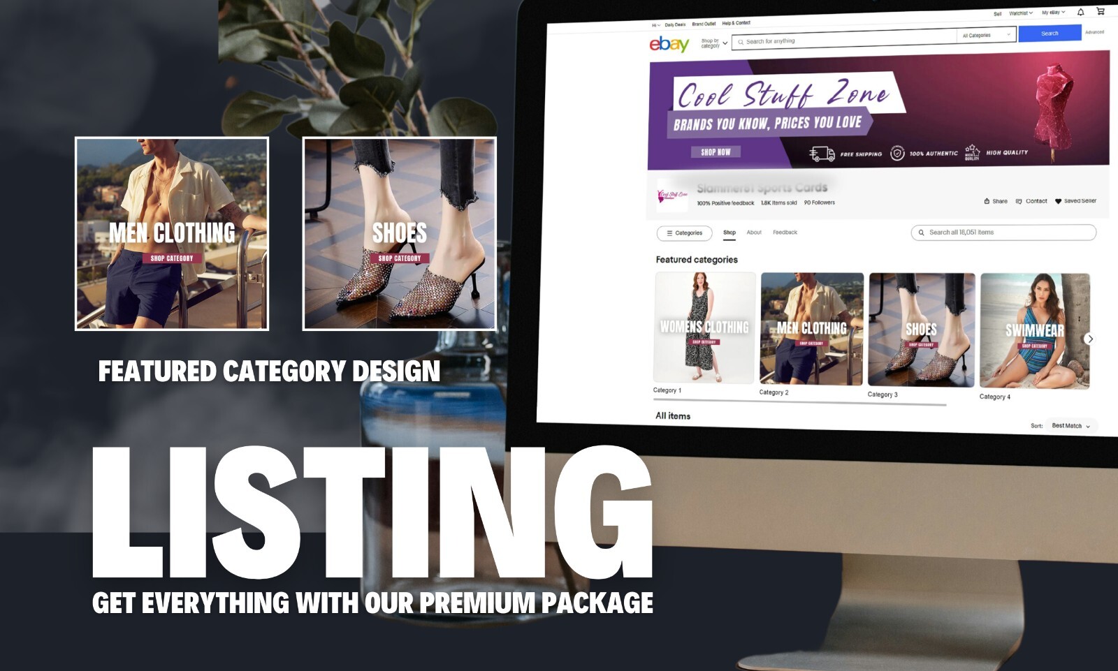Template Ebay Listing Auction Design Responsive 2024 Professional Compliant Html