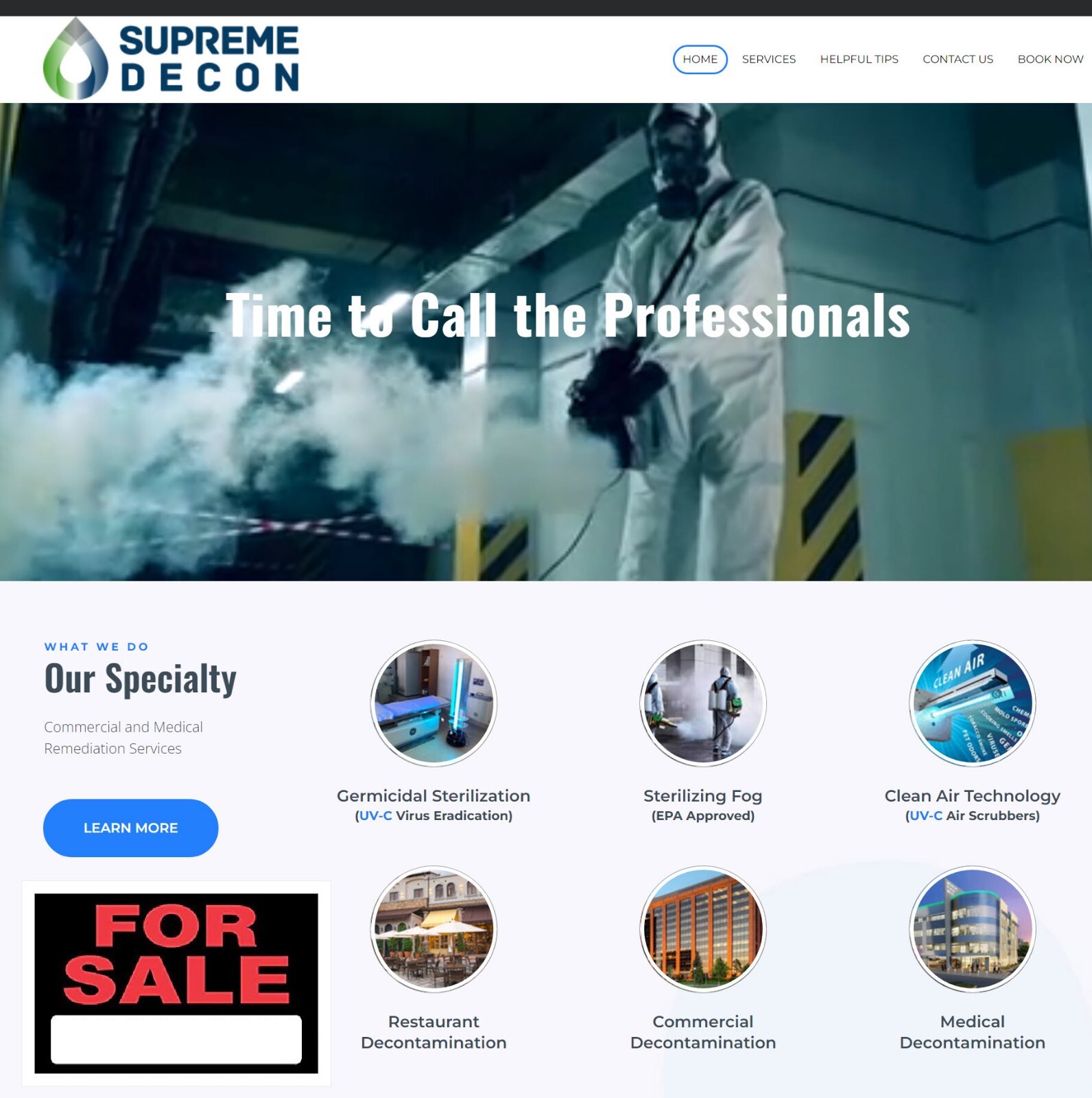 BUSINESS FOR SALE – Domain: SupremeDecon.com + Toll-Free Number: (888) DECON-01