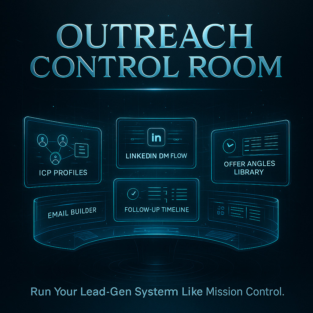 AI Lead-Gen & Outreach Automation Kit (Email + LinkedIn)