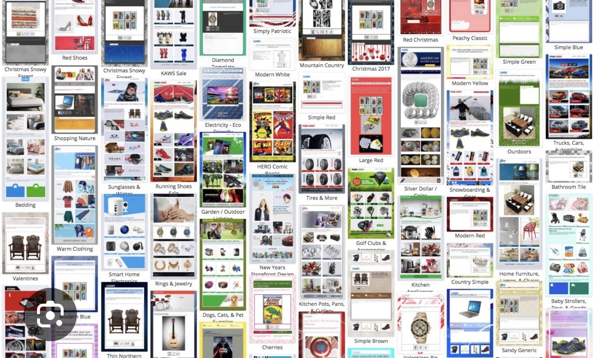 Website Templates & Online Store Designs for Internet Business