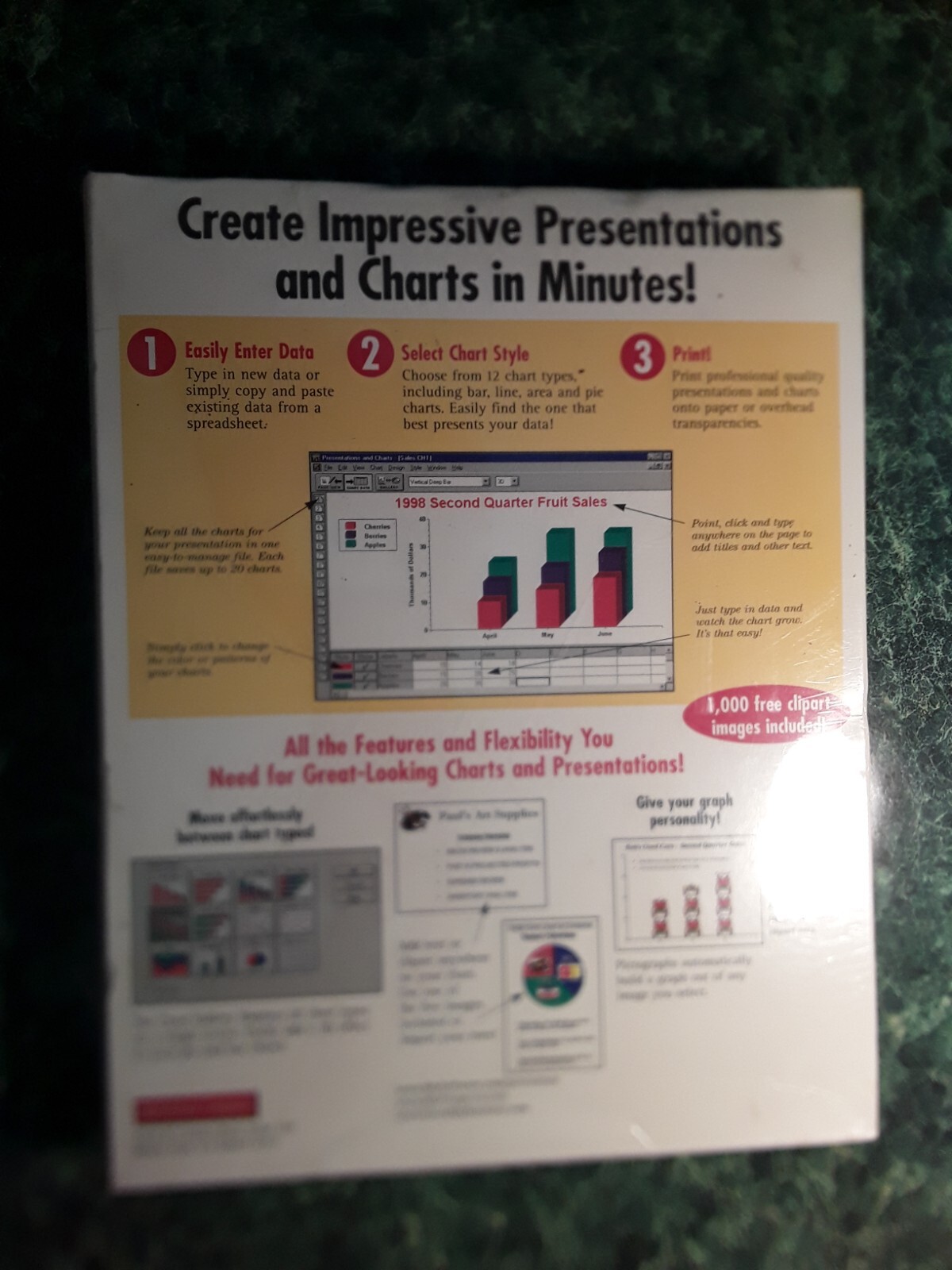 Presentations & Charts Professional Tools For Small Business CD ROM New Sealed