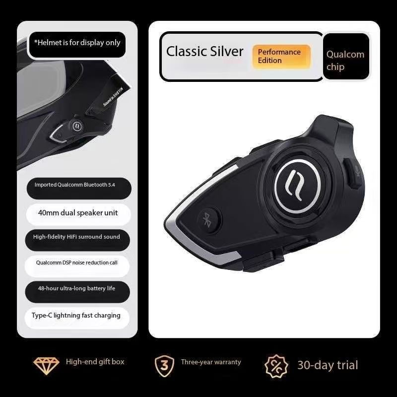 SHEYIN SU7 motorcycle helmet Bluetooth headphones noise waterproof riding