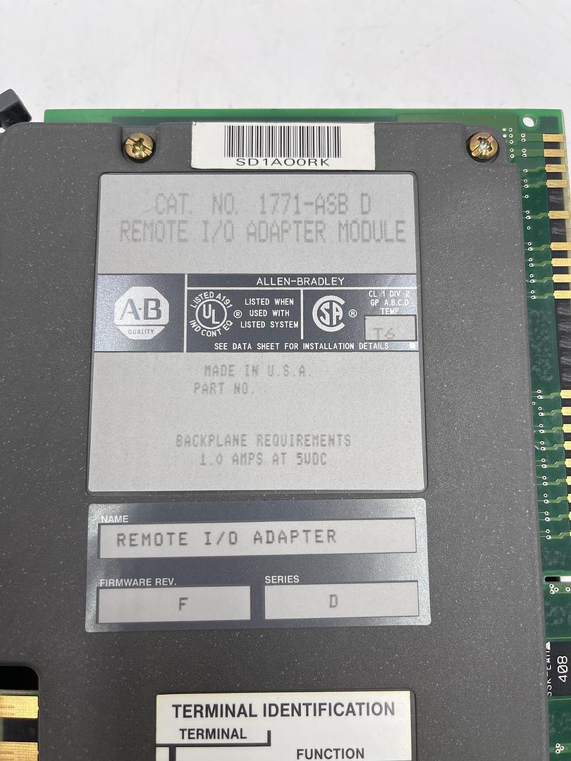 Allen-Bradley 1771-ASB SER D