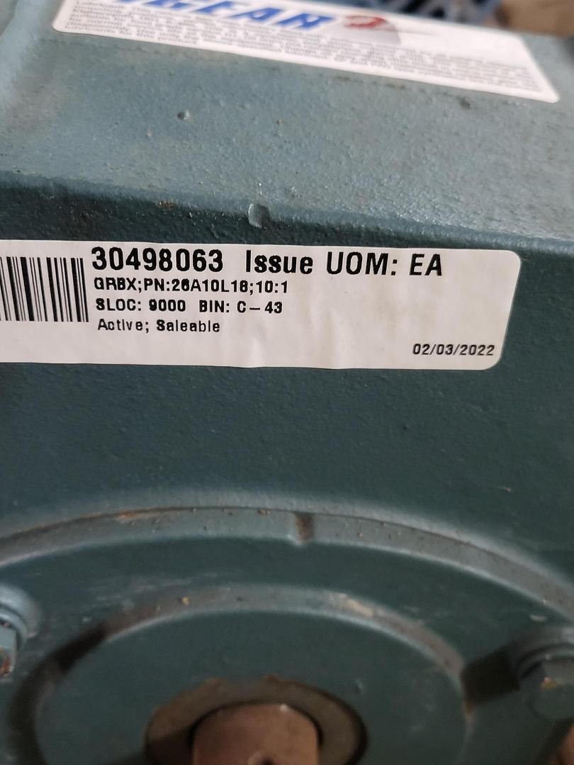 TIGEAR-2 Right Angle Worm Gear Reducer 26Q10L18 / 2.63 in Center Distance 180TC