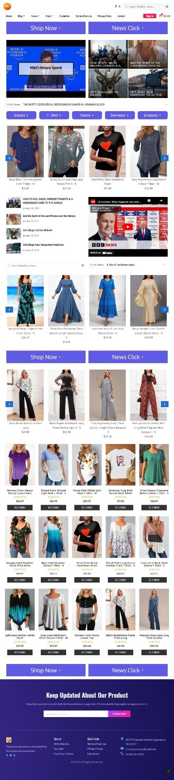 Online Store Cum News Website Automation By AI Tool WordPress Slider Theme Earn